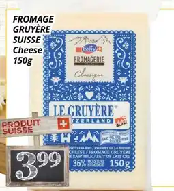 Supermarché PA FROMAGE GRUYÈRE SUISSE | Cheese offer
