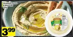 Supermarché PA HUMMUS OLIVE & BRIOCHE offer