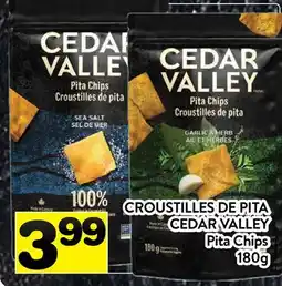 Supermarché PA CROUSTILLES DE PITA CEDAR VALLEY | Pita Chips offer