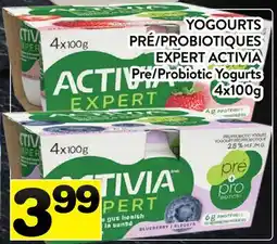Supermarché PA YOGOURTS PRÉ/PROBIOTIQUES EXPERT ACTIVIA | Pre/Probiotic Yogurts offer