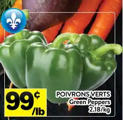 Supermarché PA POIVRONS VERTS | Green Peppers offer