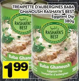 Supermarché PA TREMPETTE D'AUBERGINES BABA GHANOUSH RASHAYA'S BEST | Eggplant Dip offer