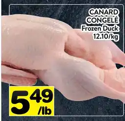 Supermarché PA CANARD CONGELÉ | Frozen Duck offer