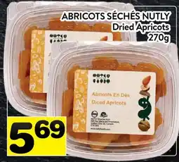 Supermarché PA ABRICOTS SÉCHÉS NUTLY | Apricots offer