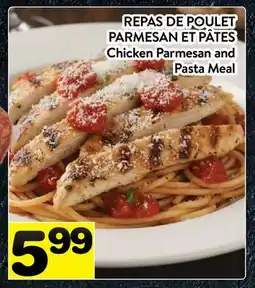 Supermarché PA REPAS DE POULET PARMESAN ET PÂTES | Chicken Parmesan and Pasta Meal offer
