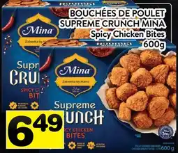 Supermarché PA BOUCHÉES DE POULET SUPREME CRUNCH MINA | Spicy Chicken Bites offer