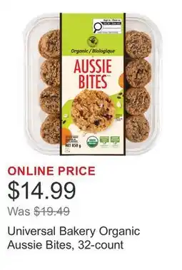 Costco Universal Bakery Organic Aussie Bites, 32-count offer