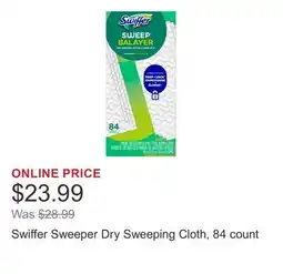 Costco Swiffer Sweeper Dry Sweeping Cloth, 84 count offer