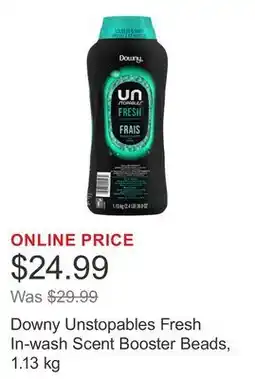 Costco Downy Unstopables Fresh In-wash Scent Booster Beads offer
