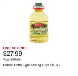 Costco Bertolli Extra Light Tasting Olive Oil offer