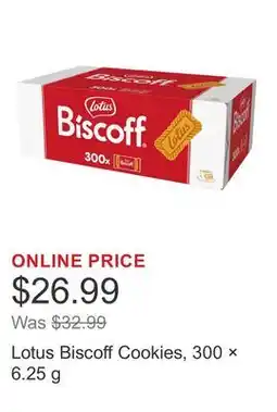 Costco Lotus Biscoff Cookies, 300 × offer