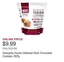 Costco Heavenly Hunks Oatmeal Dark Chocolate Cookies offer