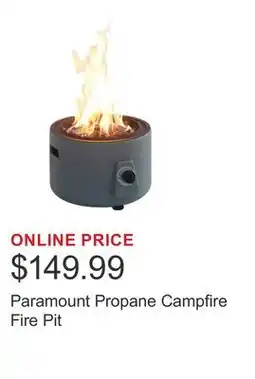 Costco Paramount Propane Campfire Fire Pit offer
