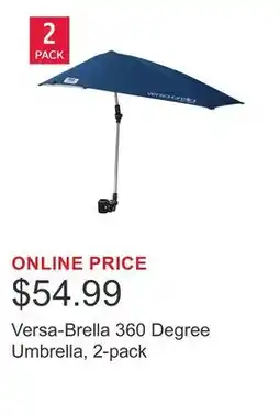 Costco Versa-Brella 360 Degree Umbrella, 2-pack offer