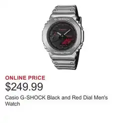 Costco Casio G-SHOCK Black and Red Dial Men's Watch offer