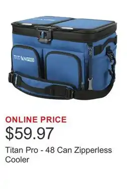Costco Titan Pro - 48 Can Zipperless Cooler offer