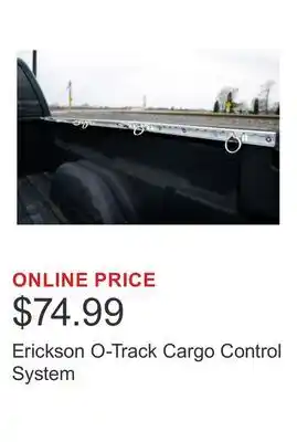 Costco Erickson O-Track Cargo Control System offer