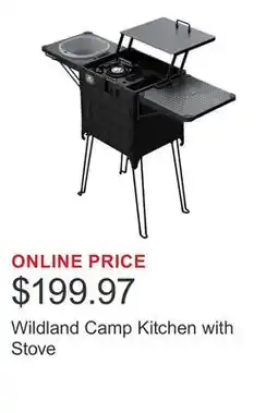 Costco Wildland Camp Kitchen with Stove offer
