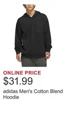 Costco adidas Men's Cotton Blend Hoodie offer
