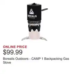 Costco Borealis Outdoors - CAMP 1 Backpacking Gas Stove offer