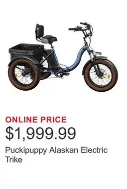 Costco Puckipuppy Alaskan Electric Trike offer