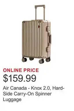 Costco Air Canada - Knox 2.0, Hard-Side Carry-On Spinner Luggage offer