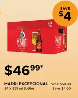 The Beer Store MADRI EXCEPCIONAL offer