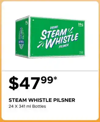 The Beer Store STEAM WHISTLE PILSNER offer