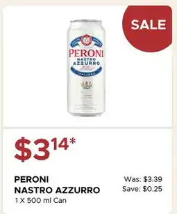 The Beer Store PERONI NASTRO AZZURRO offer