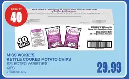 Wholesale Club KETTLE COOKED POTATO CHIPS, 40'S offer