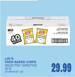 Wholesale Club OVEN BAKED CHIPS, 40'S offer