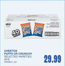 Wholesale Club PUFFS OR CRUNCHY, 40'S offer