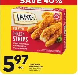 Giant Tiger Janes frozen breaded chicken offer