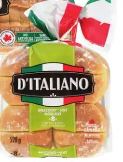 Giant Tiger D'Italiano bread or buns offer