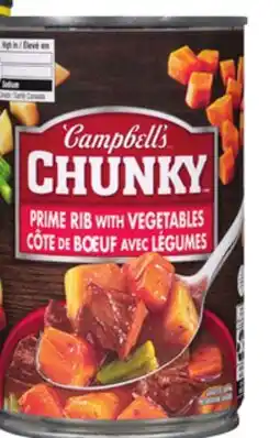 Giant Tiger Campbell's Chunky soup offer