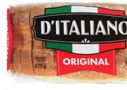 Giant Tiger D'Italiano bread offer
