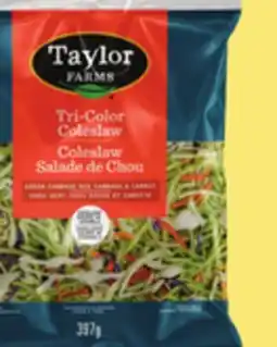 Giant Tiger Taylor Farms Tri-Color Coleslaw offer