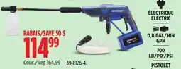 Canadian Tire Simoniz Handheld Cordless Power Washer, Bare Tool offer