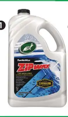 Canadian Tire Turtle Wax Zip Wax Car Wash & Wax offer