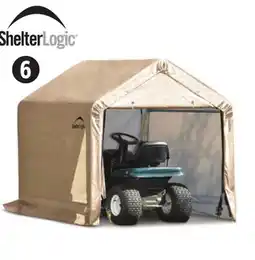 Canadian Tire ShelterLogic Waterproof Peak Shed offer