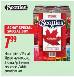 Canadian Tire Scotties Facial Tissue offer