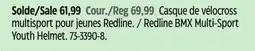 Canadian Tire Redline BMX Multi-Sport Youth Helmet offer