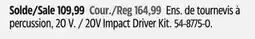 Canadian Tire mastercraft 20V Impact Driver Kit offer