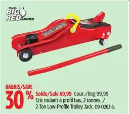 Canadian Tire Torin Big Red Jacks 2-Ton Low-Profile Trolley Jack offer