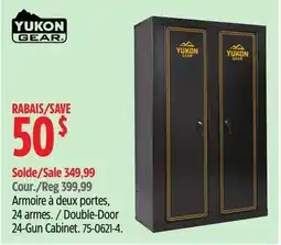 Canadian Tire Yukon Gear Double-Door 24-Gun Cabinet offer