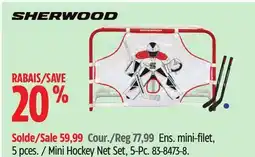 Canadian Tire Sherwood- Mini Hockey Net Set, 5-Pc offer
