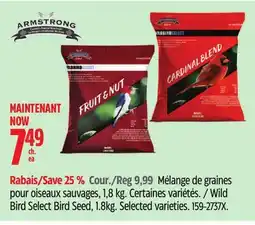 Canadian Tire Armstrong Bird Select Bird Seed offer