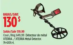 Canadian Tire XTERRA Metal Detector offer