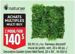 Canadian Tire Decorative Garden Green Wall Panel offer