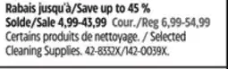 Canadian Tire Selected Cleaning Supplies offer